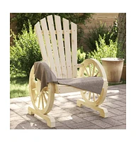 vidaXL Patio Adirondack Chairs 2 pcs Solid Wood Fir