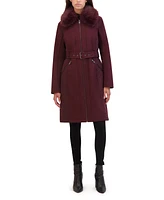 Kenneth Cole Reaction Women's Belted Soft Shell Coat