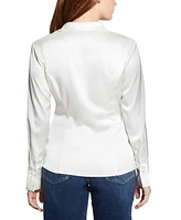 Guess Women's Fernanda Satin Corset Shirt