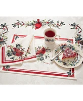 Lenox Holiday Winter Greetings Napkins, Set of 4