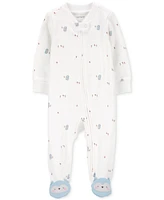 Carter's Baby Owl 2-Way-Zip Cotton Sleep & Play Footed Coverall