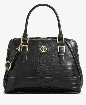 Giani Bernini Croc Dome Medium Satchel