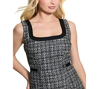 Guess Women's Yvonne Tweed Mini Dress