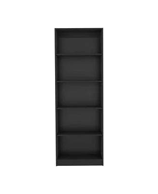 Vinton 4-Tier Bookcase with Modern Storage for Books and Decor
