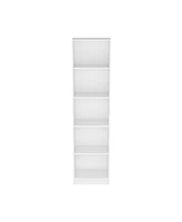 Vinton Xs Xs Bookcase Compact Bookshelf with Multiple Shelves