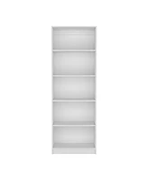 Vinton 4-Tier Bookcase with Modern Storage for Books and Decor