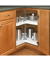 Rev-a-Shelf 32'' Kidney-Shaped Lazy Susan Corner Wall Cabinet Two-Shelf, 6472-32-11-52