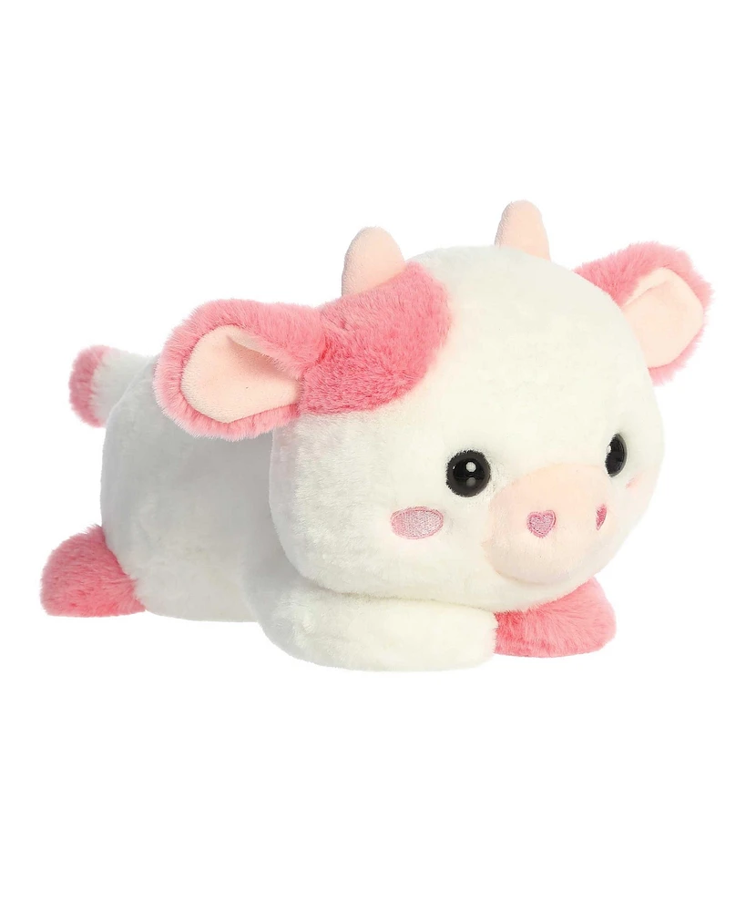 Aurora Medium Katelyn Cow Too Cute Playful Plush Toy Pink 12"