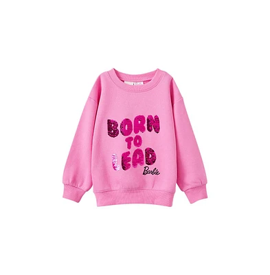 Cotton On Big Girls Little/Big License Dusty Fleece Crew Neck