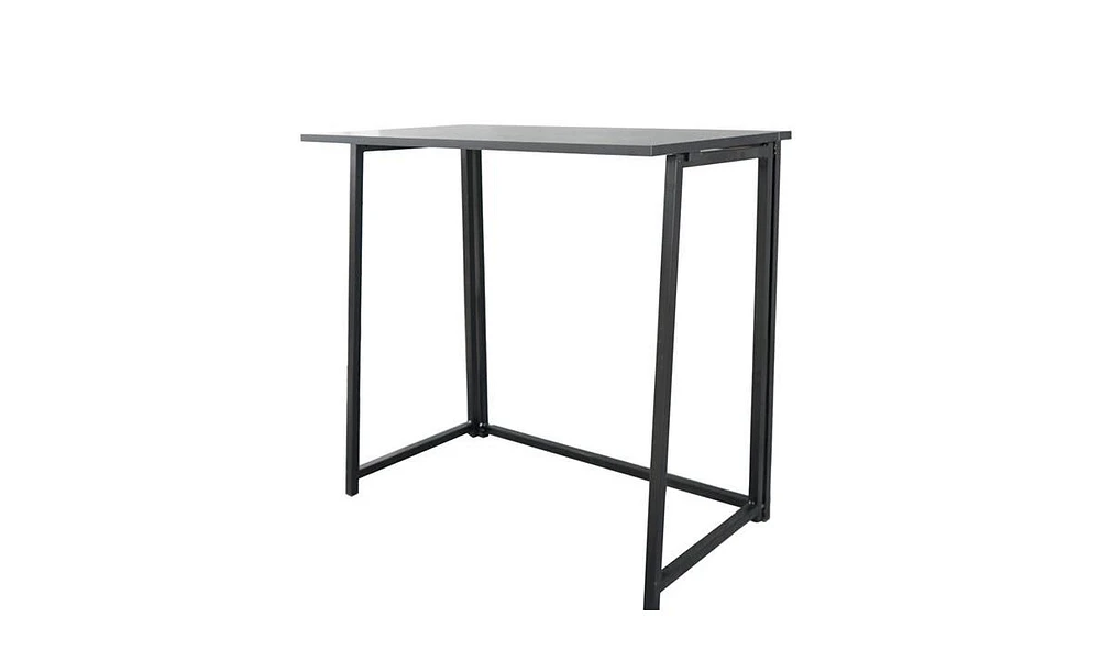 Slickblue Simple Collapsible Computer Desk – Black, Compact and Convenient