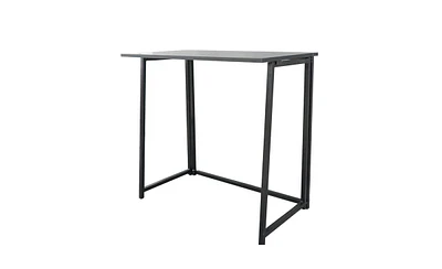 Slickblue Simple Collapsible Computer Desk – Black, Compact and Convenient