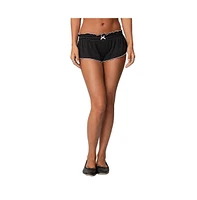 Edikted Women's Alice Gathered Waist Shorts