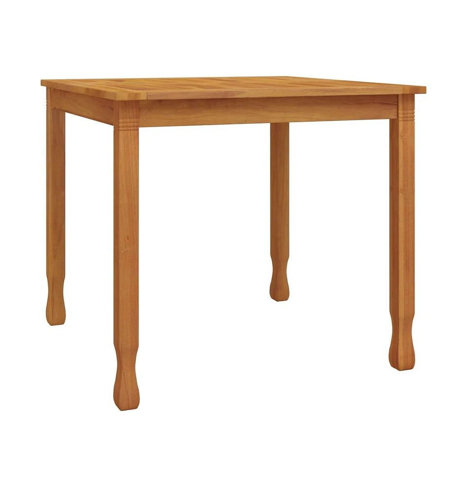 vidaXL Patio Dining Table 33.5"x33.5"x29.5" Solid Wood Teak