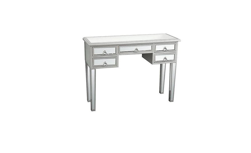 Slickblue Mirrored Entryway Console – Elegant and Modern Accent Table for Hallways or Foyers