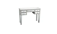 Slickblue Mirrored Entryway Console – Elegant and Modern Accent Table for Hallways or Foyers