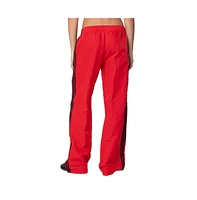 Edikted Women's Felicity Nylon Track Pants