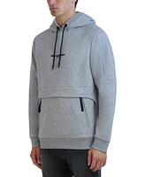 Karl Lagerfeld Paris Men's Fleece Logo Hoodie