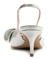 Arezzo Women's Mother of Pearl Low Stiletto Pumps