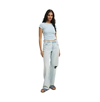 Cotton On Women's Low Rise Straight Jean