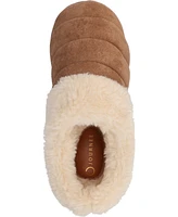 Journee Collection Women's Blair Round Toe Quilted Clog Slippers