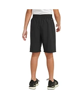 adidas Big Boys Elastic Waistband Sportwear Logo Shorts