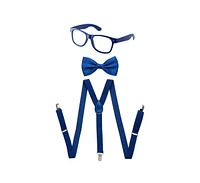 Dress Up America Suspender, Bow Tie Accessory Set - Kids Girls & Boys