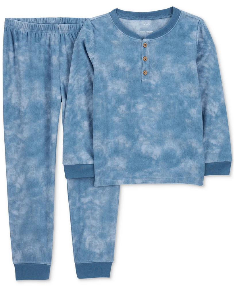 Carter's Little & Big Girls Tie-Dye Fleece Pajamas, 2 Piece Set