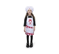 Dress Up America Chef Apron & Hat Costume Set - Kids Boys Girls