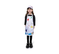 Dress Up America Painter Apron & Hat Costume Set - Kids Boys Girls