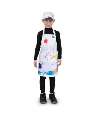 Dress Up America Painter Apron Hat Costume Set Kids Boys Girls