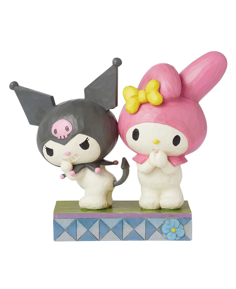 Jim Shore Kuromi and My Melody Figurine