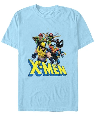 Fifth Sun Mens X-men Group Logo Short Sleeve T-Shirt