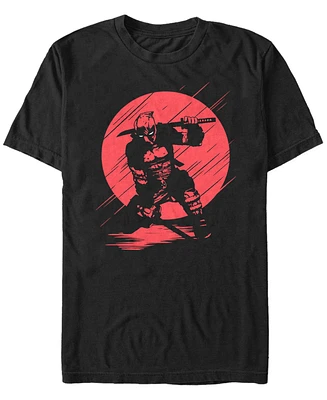 Fifth Sun Men's Silhouette Deadpool Short Sleeve T-Shirt