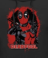 Fifth Sun Mens Painted Deadpool Hoodie Fleece Pullover