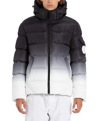 Point Zero Men's Dip-Dye Puffer Jacket