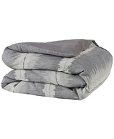 Ihi Home New York Cotton, King Duvet Cover Set/3, Grey