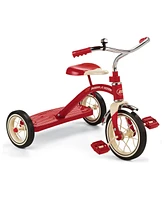 Radio Flyer Classic 10 Inch Toddler Tricycle with Rubber Tires and Steel Frame