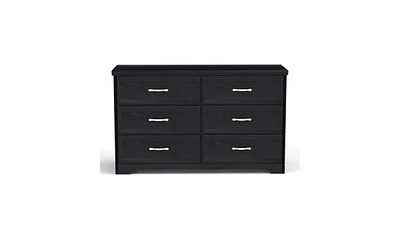 Slickblue Modern 3-Drawer Bedroom Chest with 6-Drawer Dresser - Sleek and Versatile Storage