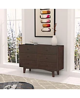 Slickblue Solid Wood Spray-Painted Drawer Dresser – Stylish and Durable Storage Bar