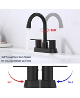 Slickblue 2-Handle Bathroom Sink Faucet Classic and Practical Design