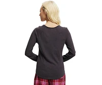 Cotton On Women's Raglan Long Sleeve Top