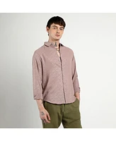 Campus Sutra Men's Nude Pink Pavement Shirt