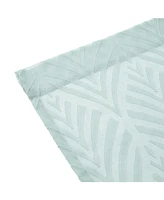 Chanasya Premium Quatrefoil Voile Sheer Curtains - 2-Panel Light Filtering for Living Room, Bedroom