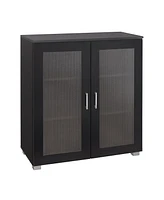 Kings Brand Furniture Romero Accent Storage Cabinet with 2 Doors