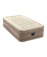 Intex 64427ED Dura-Beam Deluxe Ultra Plush Air Mattress with Built-in Pump, Twin