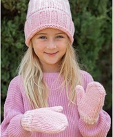 Bits & Bows Girls Pink Mittens