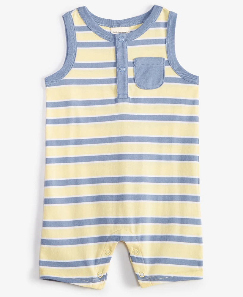 First Impressions Baby Striped Sunsuit, Created for Macy's