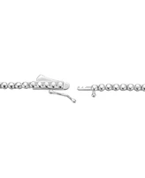 Diamond Princess & Round 18" Collar Necklace (3 1/2 ct. t.w.) in 14K White Gold