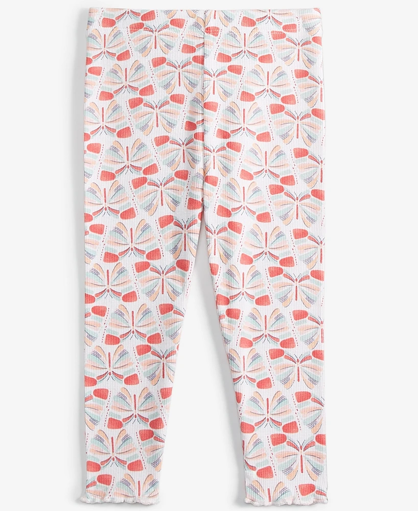 First Impressions Baby Girls Butterfly Love Printed Leggings, Created for Macy's