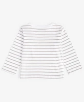 First Impressions Baby Girls Long-Sleeve Hooray Graphic T-Shirt, Created for Macy's